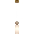 ITALUX - Lámpara de suspensión con cable SANTOS 1xG9/40W/230V acabado dorado