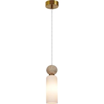 ITALUX - Lámpara de suspensión con cable SANTOS 1xG9/40W/230V acabado dorado