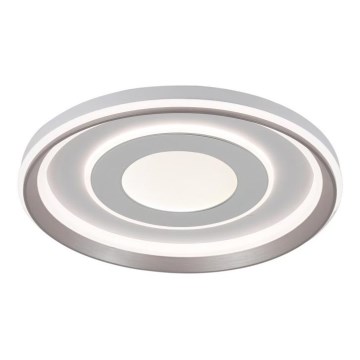 ITALUX - Luminaria de techo LED regulable SIMNI LED/55W/230V 3000-6500K Ø 50 cm blanca + control remoto