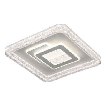 ITALUX - Luminaria LED regulable de techo TEMPIO LED/55W/230V 3000-6500K 50x50 cm blanca + mando a distancia