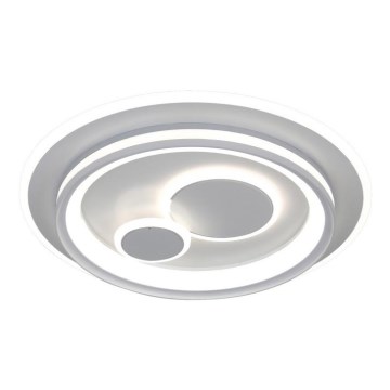ITALUX - Plafón de techo LED regulable PARCO LED/55W/230V 3000-6500K Ø 50 cm blanco + mando a distancia