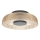 ITALUX - Plafón LED PASSO LED/8W/230V 3000K Ø 25 cm beige ahumado