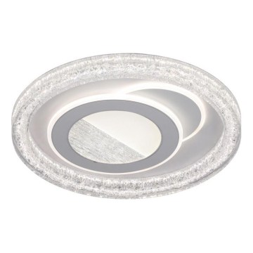 ITALUX - Plafón LED regulable TEMPIO LED/55W/230V 3000-6500K, diámetro 50 cm, blanco + mando a distancia