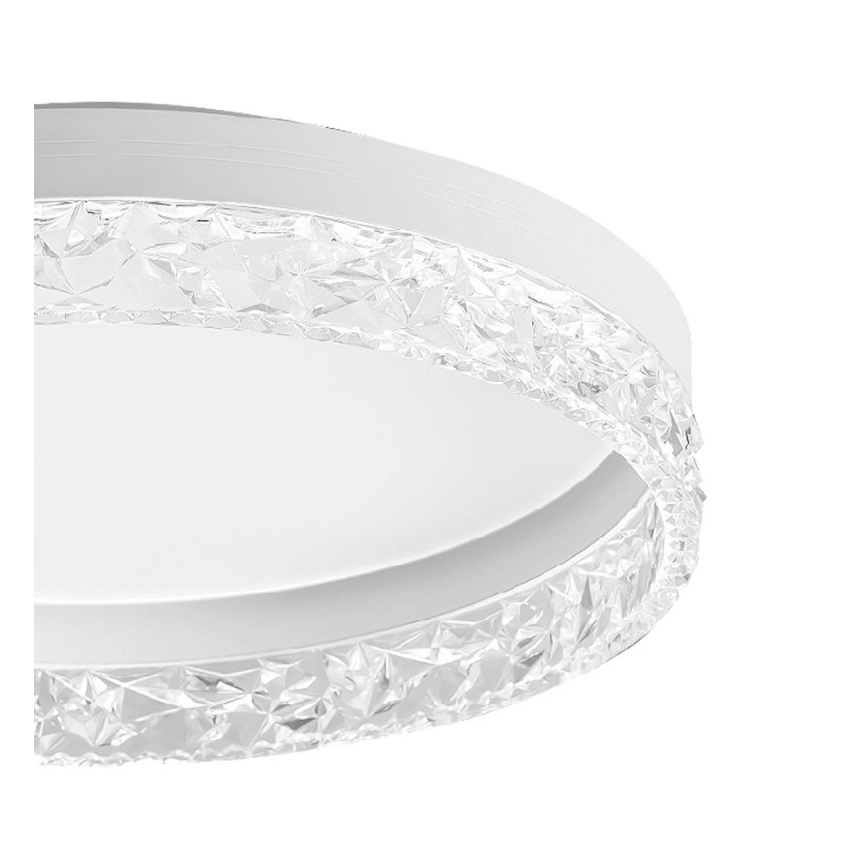 ITALUX - Lámpara de techo LED regulable RANTE LED/58W/230V 3000-6500K diámetro 50 cm blanco + mando a distancia