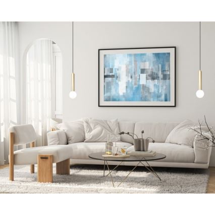 ITALUX - Lámpara colgante con cable FILANO 1xG9/5W/230V dorada