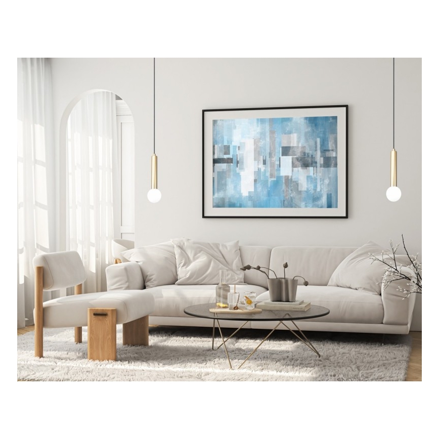 ITALUX - Lámpara colgante con cable FILANO 1xG9/5W/230V dorada