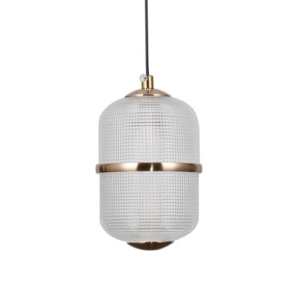 ITALUX - Lámpara colgante LED ALANI con cable LED/6W/230V 3000K negro/dorado