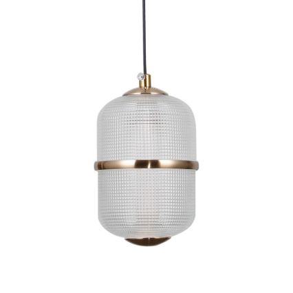 ITALUX - Lámpara colgante LED con cable ALANI 5xLED/5,6W/230V 3000K negro/dorado