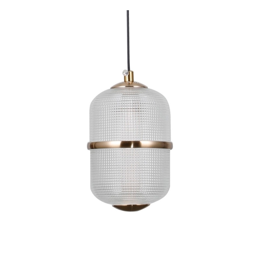 ITALUX - Lámpara colgante LED con cable ALANI 5xLED/5,6W/230V 3000K oro