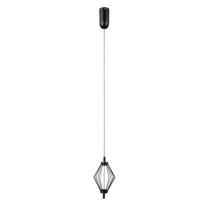 ITALUX - Lámpara colgante con cable SEVILLA LED/5W/230V 3000K negra