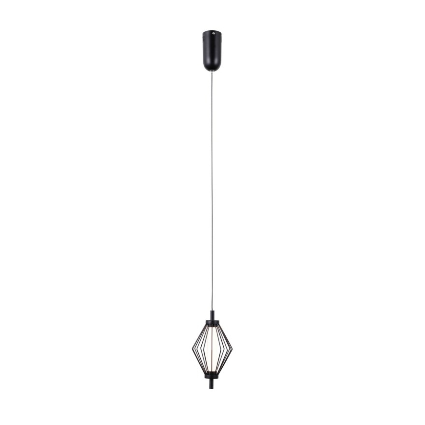 ITALUX - Lámpara colgante con cable SEVILLA LED/5W/230V 3000K negra