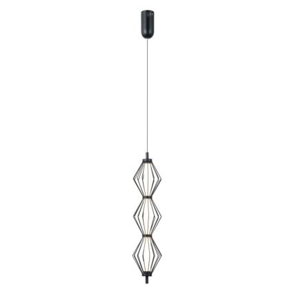 ITALUX - Lámpara colgante LED con cable SEVILLA LED/15W/230V 3000K negra