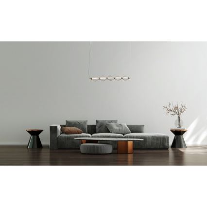 ITALUX - Lámpara colgante LED SEVILLA LED/25W/230V 3000K dorada
