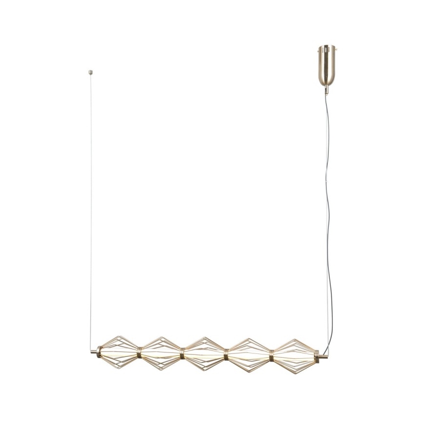 ITALUX - Lámpara colgante LED SEVILLA LED/25W/230V 3000K dorada