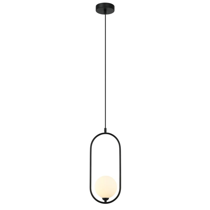 ITALUX - Lámpara colgante LUPUS 1xG9/25W/230V negro