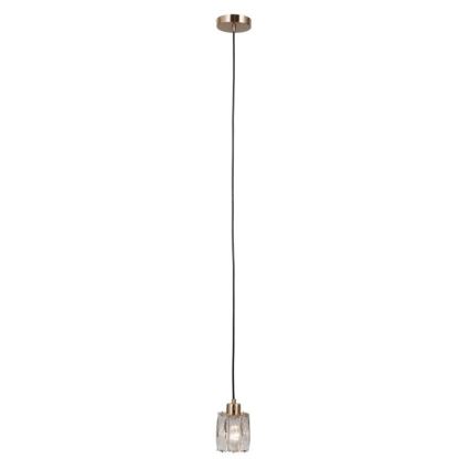 ITALUX - Lámpara colgante con cable TORNO 1xE14/40W/230V dorada