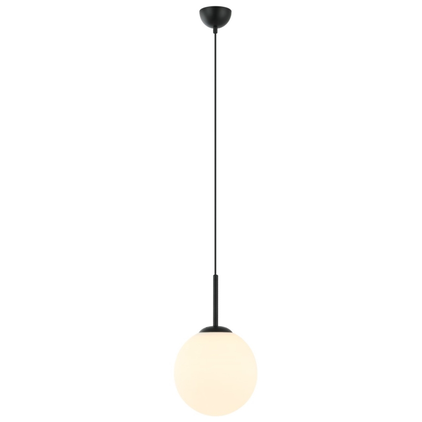 ITALUX - Lámpara colgante DEORE 1xE27/40W/230V diá. 25 cm negro