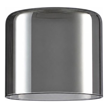 ITALUX - Vidrio de repuesto para lámpara SANTIA E27, diámetro 12 cm, ahumado negro