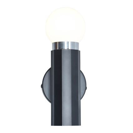 ITALUX - Lámpara de pared MACERA 1xE27/40W/230V negra