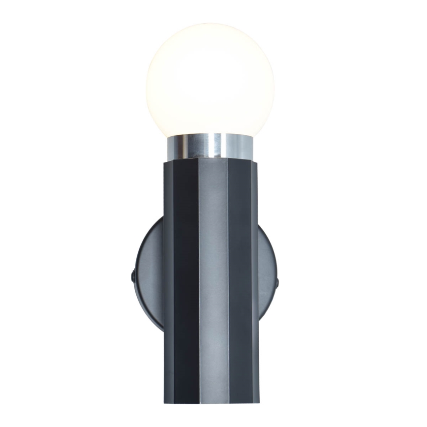 ITALUX - Lámpara de pared MACERA 1xE27/40W/230V negra