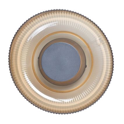 ITALUX - Plafón LED PASSO LED/8W/230V 3000K Ø 25 cm beige ahumado