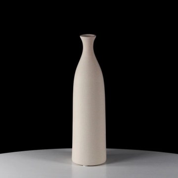 Jarrón de cerámica 33 cm blanco