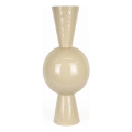 Jarrón metálico 60x25 cm beige