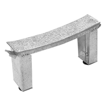 JIKA H2940120000001 - Patas para bañera ALMA/TANZA/RIGA en acero inoxidable