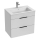 JIKA H4536021763001 - Mueble de baño con lavabo CUBE 60,7x65 cm blanco
