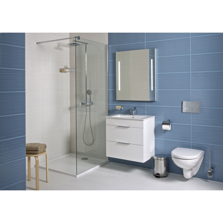 JIKA H4536021763001 - Mueble de baño con lavabo CUBE 60,7x65 cm blanco