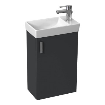JIKA H45J5111753011 - Mueble de baño con lavabo PETIT 58,5x38,6 cm gris