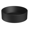 JIKA H8184207161121 - Lavabo sobre encimera CUBITO Ø 40 cm cerámica/negro mate