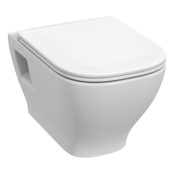 JIKA H8666160000001 - Inodoro suspendido DEEP, cerámica blanca + asiento de inodoro SoftClose DEEP, duroplástico blanco