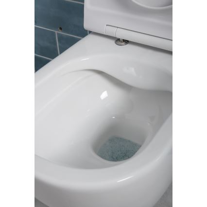 JIKA H8667140000001 - Inodoro suspendido MIO en cerámica blanca + asiento WC SoftClose MIO en duroplástico blanco