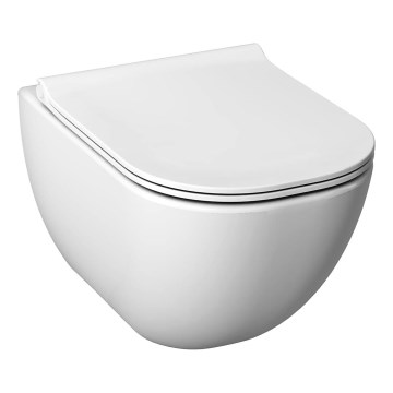 JIKA H8667140000001 - Inodoro suspendido MIO en cerámica blanca + asiento WC SoftClose MIO en duroplástico blanco
