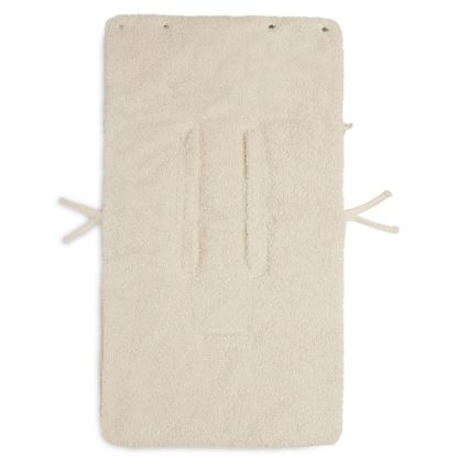 Jollein - Saco para silla de coche BOUCLE 42x82 cm Boucle Naturel