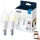 JUEGO 2x Bombilla LED regulable C37 E14/4,9W/230V 2700-6500K CRI 90 Wi-Fi - WiZ