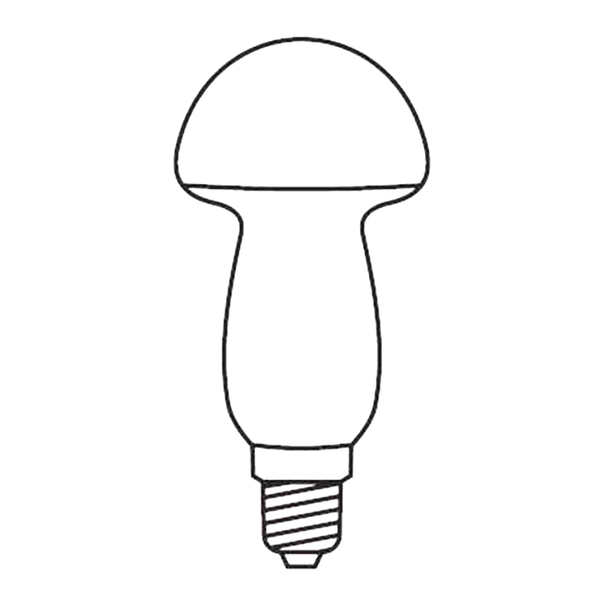 JUEGO 3 x Bombilla de repuesto MUSHROOM E10/20V/0,1A rojo, fabricado en la UE
