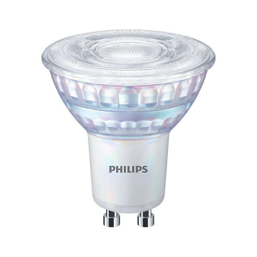 JUEGO 3x Bombilla LED regulable Philips Warm Glow GU10/3,8W/230V 2200-2700K CRI 90