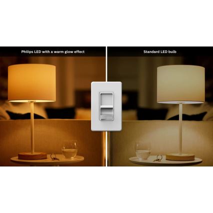 JUEGO 6x Bombilla LED regulable Philips Warm Glow GU10/3,8W/230V 2200-2700K CRI 90