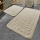 Juego de 2 alfombrillas de baño BAMBI 60/100 cm beige