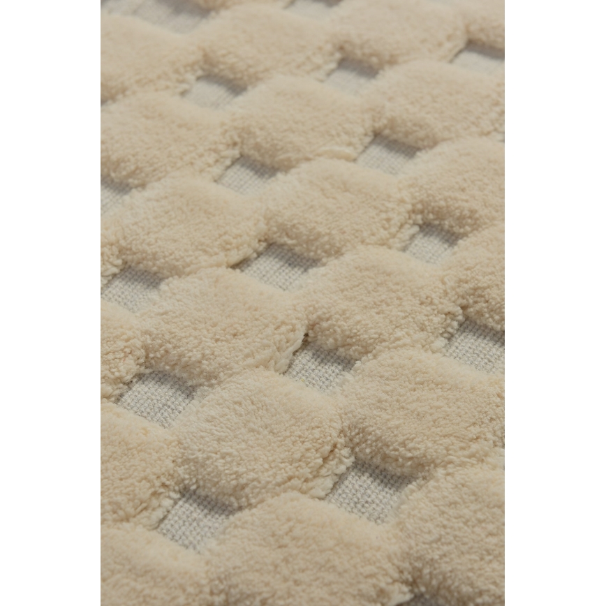 Juego de 2 alfombrillas de baño BAMBI 60/100 cm beige