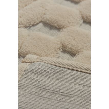 Juego de 2 alfombrillas de baño BAMBI 60/100 cm beige