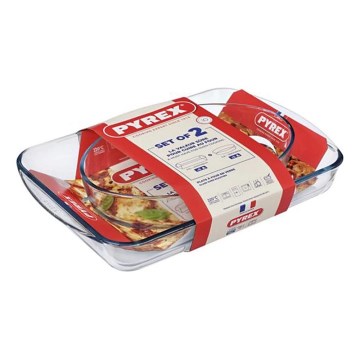 Juego de 2 fuentes PYREX 3,7/2,2 l