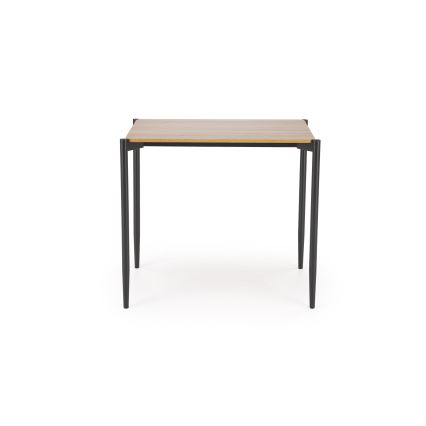 Juego de comedor NANDO 84x54 cm gris/marrón/negro