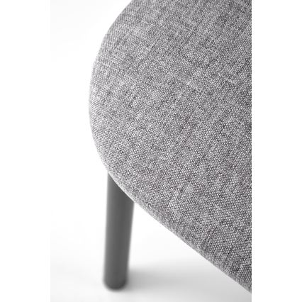 Juego de comedor NANDO 84x54 cm gris/marrón/negro