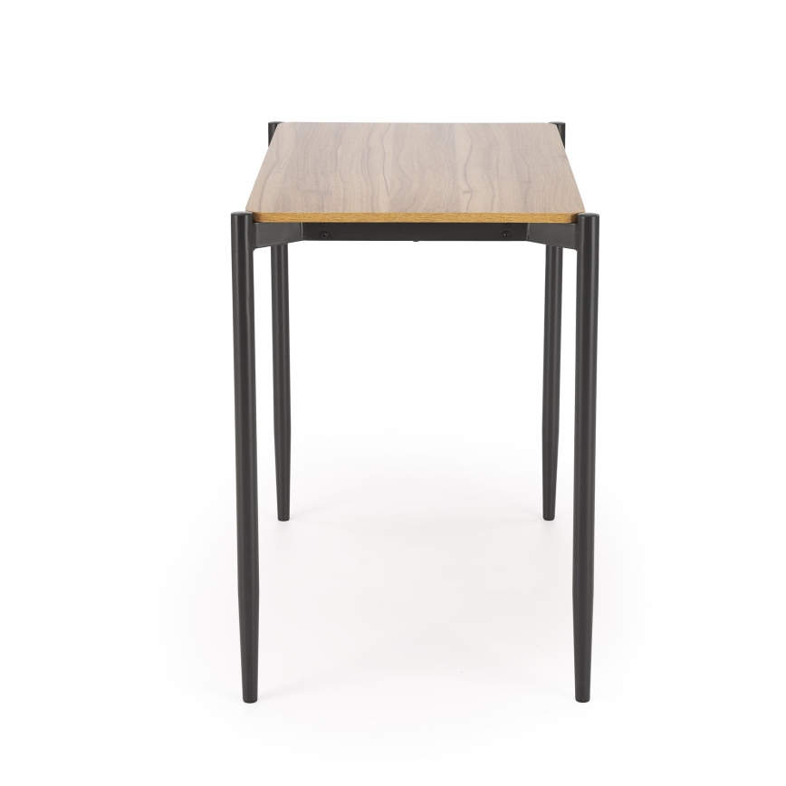 Juego de comedor NANDO 84x54 cm gris/marrón/negro