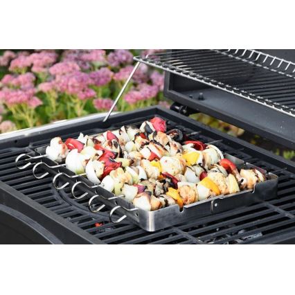 Juego de pinchos para parrilla 6 pz