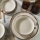 Juego de vajilla 16 piezas beige/porcelana