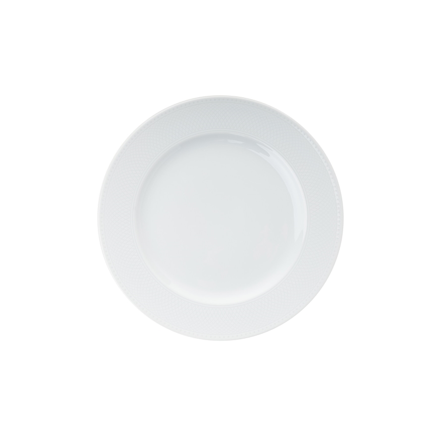 Juego de vajilla 18 piezas blanco/porcelana